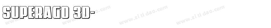 Superago 3D字体转换